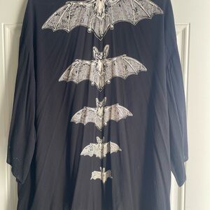 Black Kimono Goth Bats